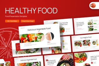 Healthy food PowerPoint Template